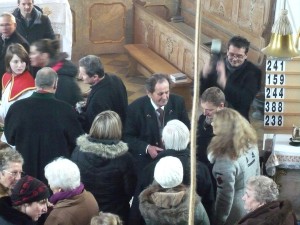 Sepp Rumberger zu Stephani 2014 an der Orgel in St. Georg