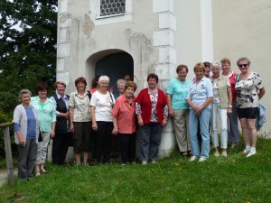 Gemeinschaft katholischer Frauen Vogtareuth: Radtour nach Teisenham, 6. Juli 2014