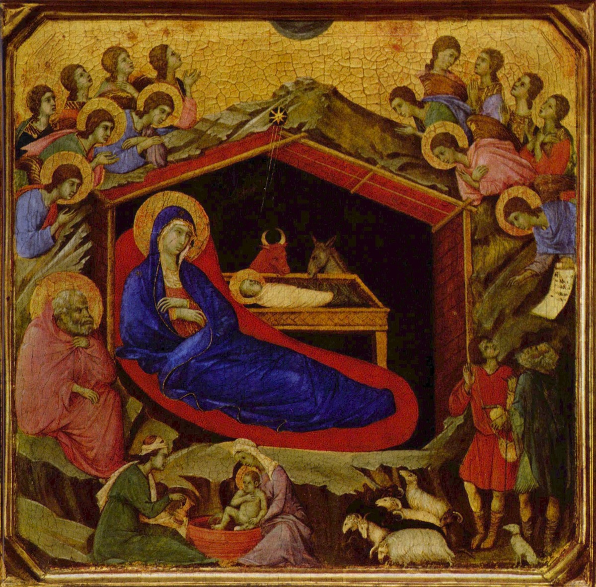Duccio di Buoninsegna: Geburt Christi
