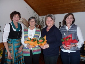 90 Jahre Frauengemeinschaft Vogtareuth: Ehemalige Schriftführerinnen