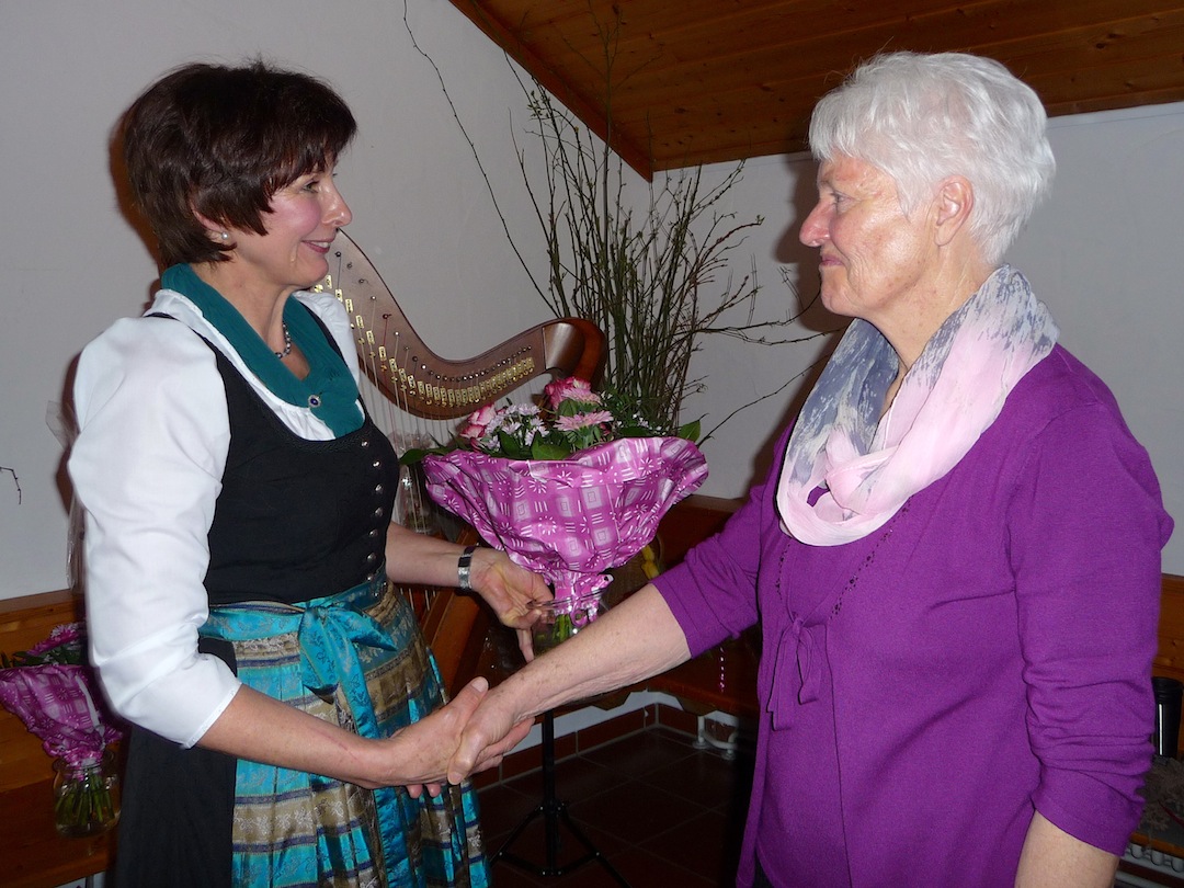 90 Jahre Frauengemeinschaft Vogtareuth: Ehrenvorsitzende Ingrid Bock