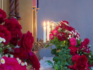 Patrozinium Schwabering: Blumenschmuck