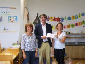PGR-Spende an den Kindergarten Schwabering