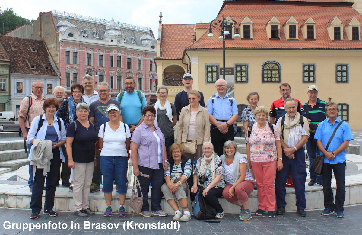 Gruppenfoto in Brasov (Kronstadt)