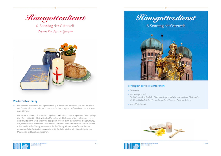 Haus­gottesdienste zum 6. Sonntag der Osterzeit