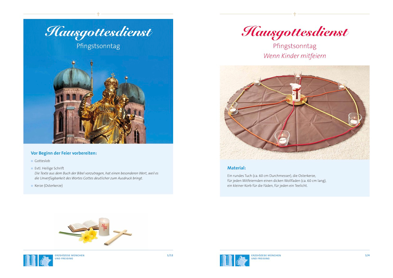 Haus­gottesdienste für den Pfingst­sonntag