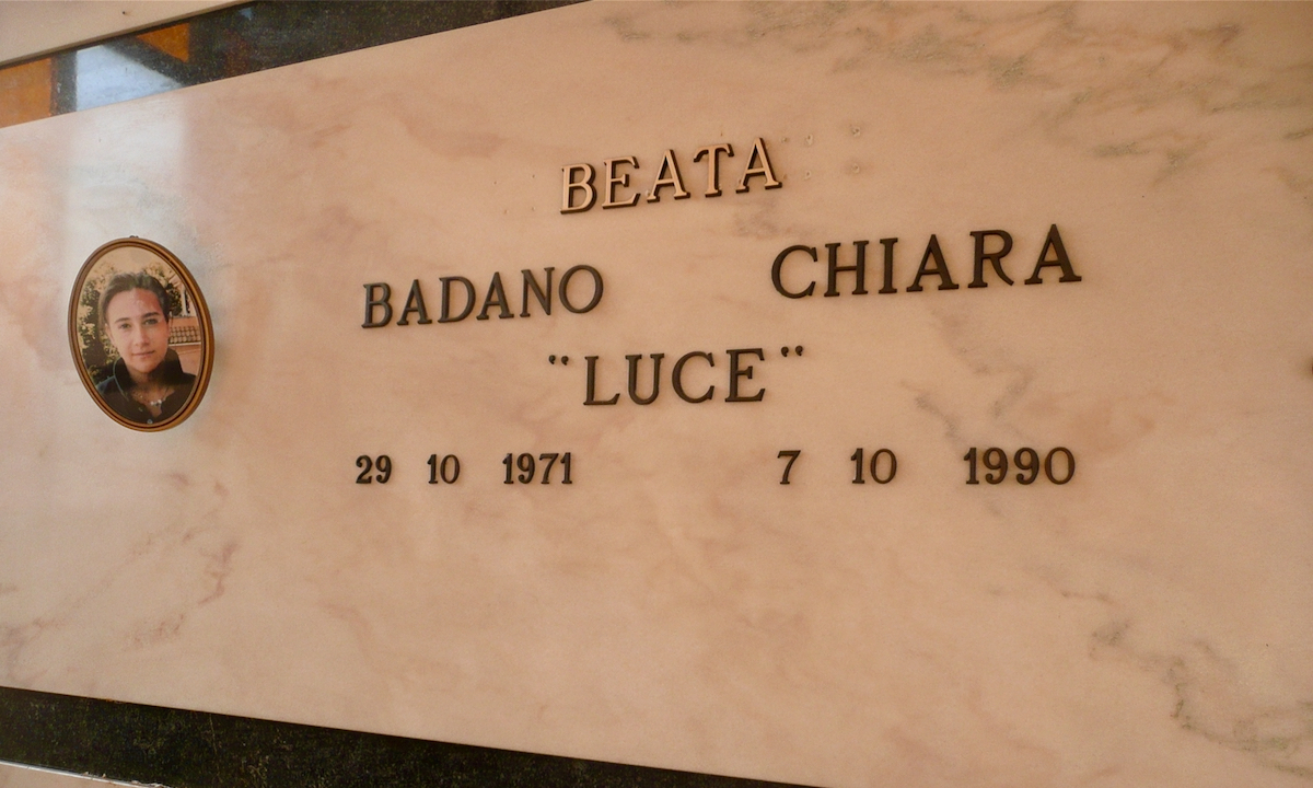 Grabstätte von Chiara Badano