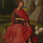 Hans Memling: Johannes der Täufer (Rückseite: Totenkopf), 1470er/80er Jahre, Bayerische Staatsgemäldesammlungen – Alte Pinakothek München, URL: https://www.sammlung.pinakothek.de/de/artwork/2mxqY2Yx8b (CC BY-SA 4.0)