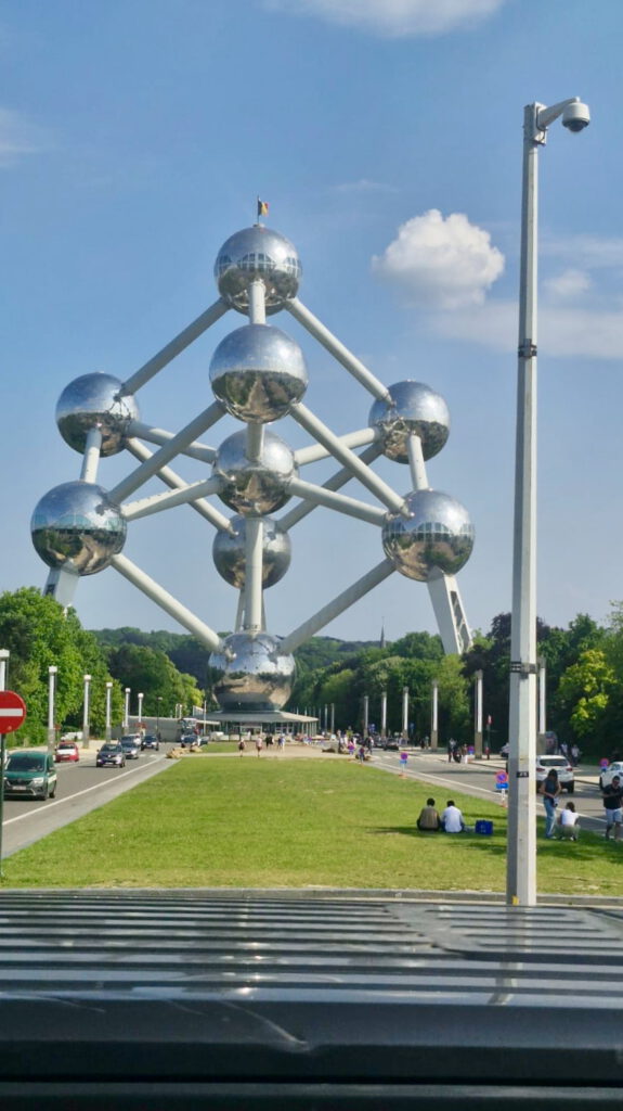 Das Brüsseler Atomium von 1958.