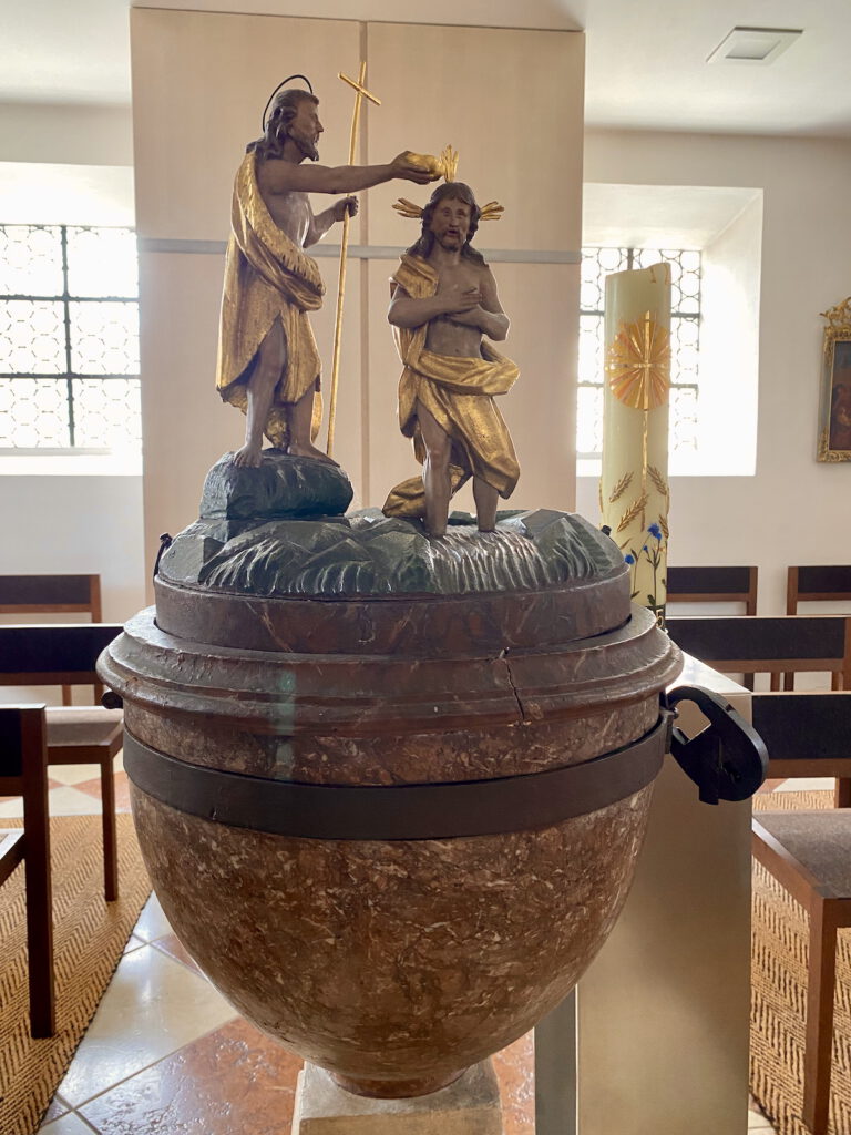 Taufstein, St. Emmeram, Vogtareuth