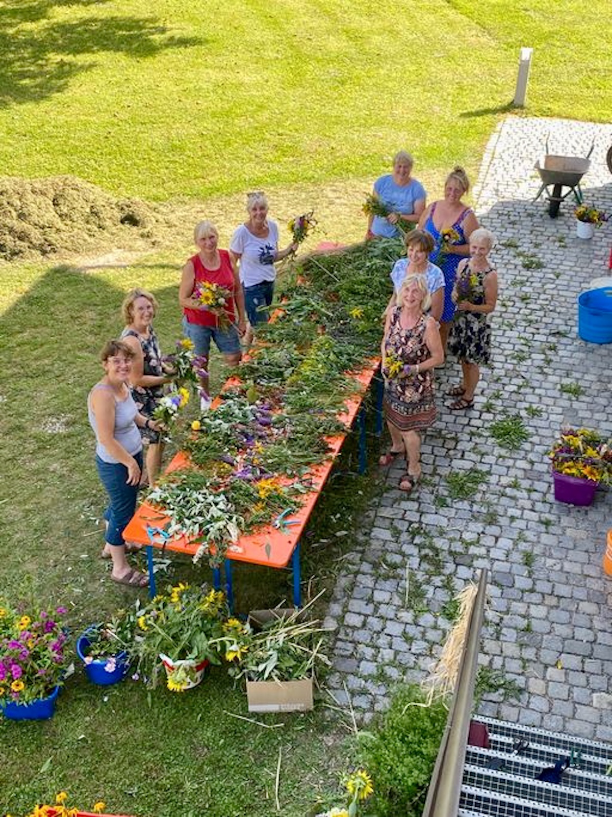 Kräuterbuschen der Frauengemeinschaft Vogtareuth zu Mariä Himmelfahrt 2025