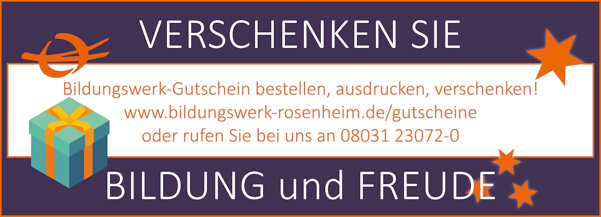 Bildungswerk-Gutschein verschenken