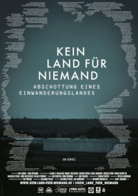 Filmplakat: Kein Land für Niemand. Bild: Drop-Out Cinema eG.