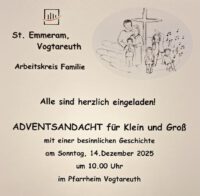 Einladung zur Adventsandacht
