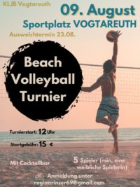Einladung zum Beachvolleyball-Turnier 2026